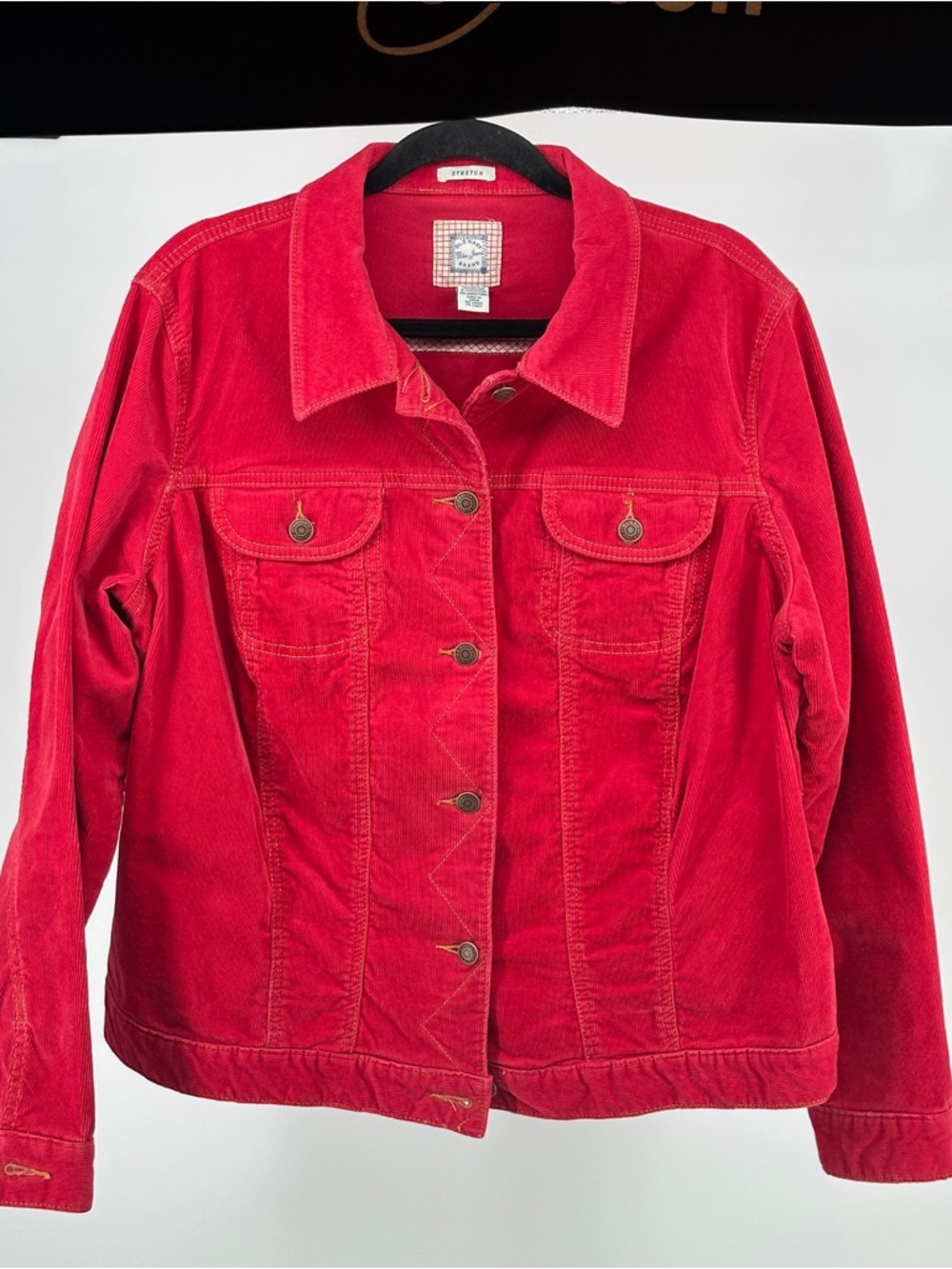 Women’s 2X Y2K Old Navy Pink‎ Fuchsia  Cotton Corduroy Button-Front Jacket